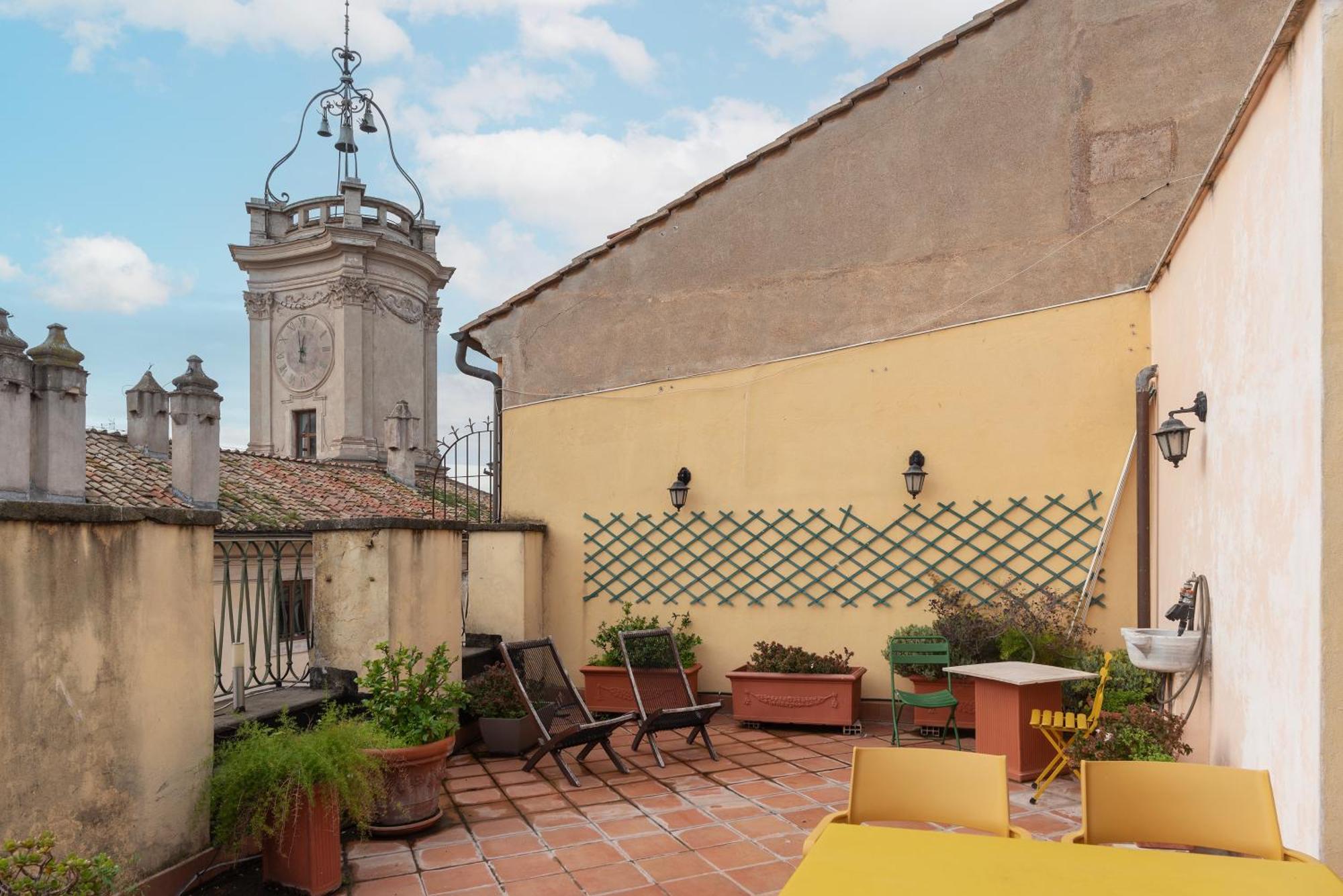 Appartement Clock Terrace House à Rome Extérieur photo